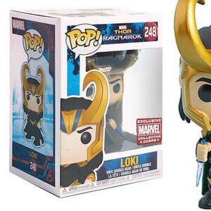 Funko Pop! - Marvel Thor Ragnarok - Loki 248, Exclusive Marvel Collector Corp